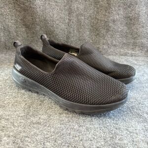 Skechers Women's Black Mesh Slip-On Loafers Size 8.5